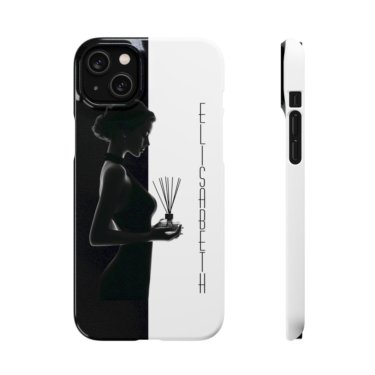Custom Black and White Snap Case for Women Phone Cover for iPhone and Samsung