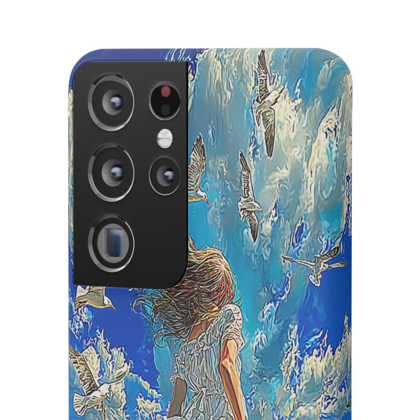 Dreamy Seaside Snap Case, Ocean Waves Phone Cover, Summer Vibe Gift, Cute Aesthetic Accessory, Beach Lover Case