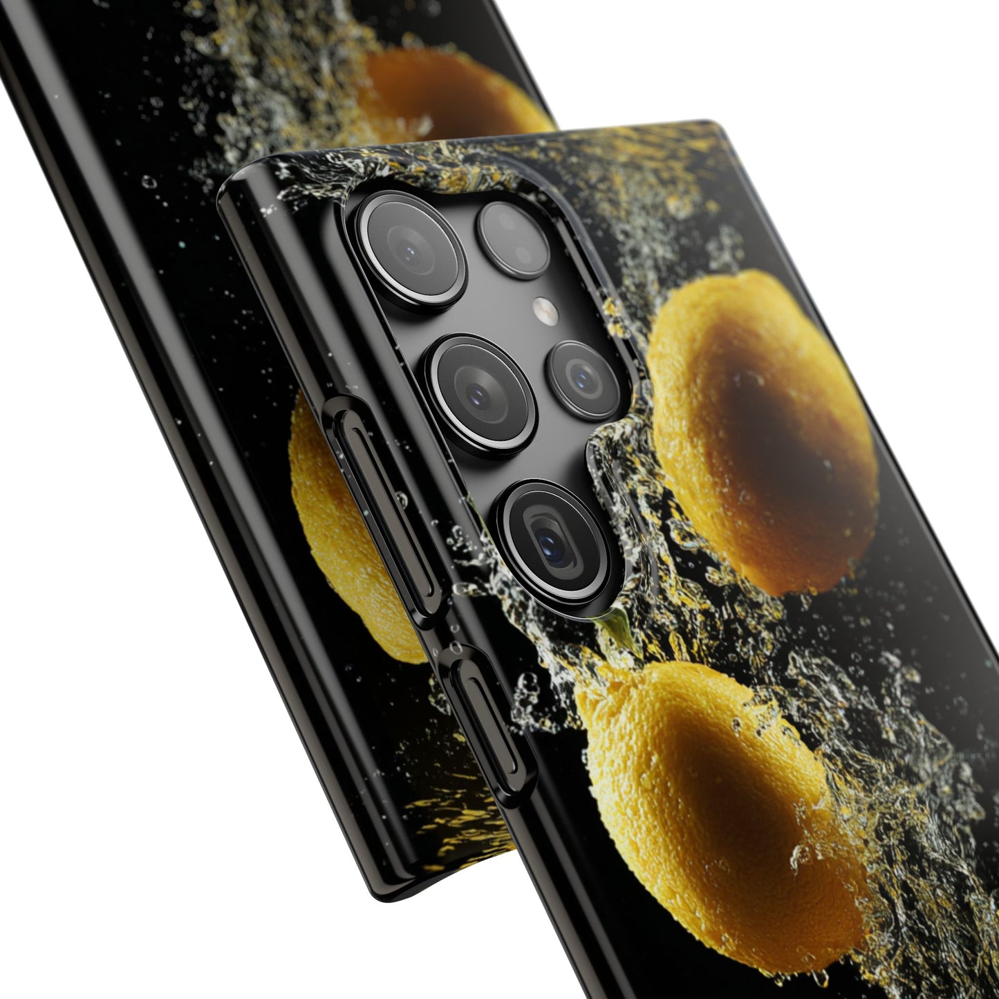 Lemon Splash Phone Case - Vibrant Snap Case, Fruit Lover Gift, Summer Vibes, Kitchen Decor, Unique Phone Accessories