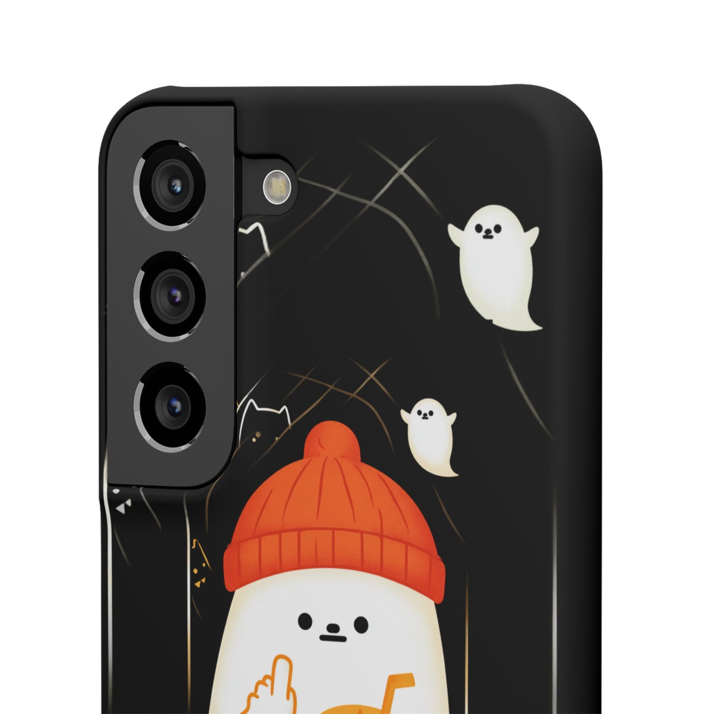 Spook You Halloween Ghost Snap Case Kawaii Protective Phone Cover for iPhone and Samsung