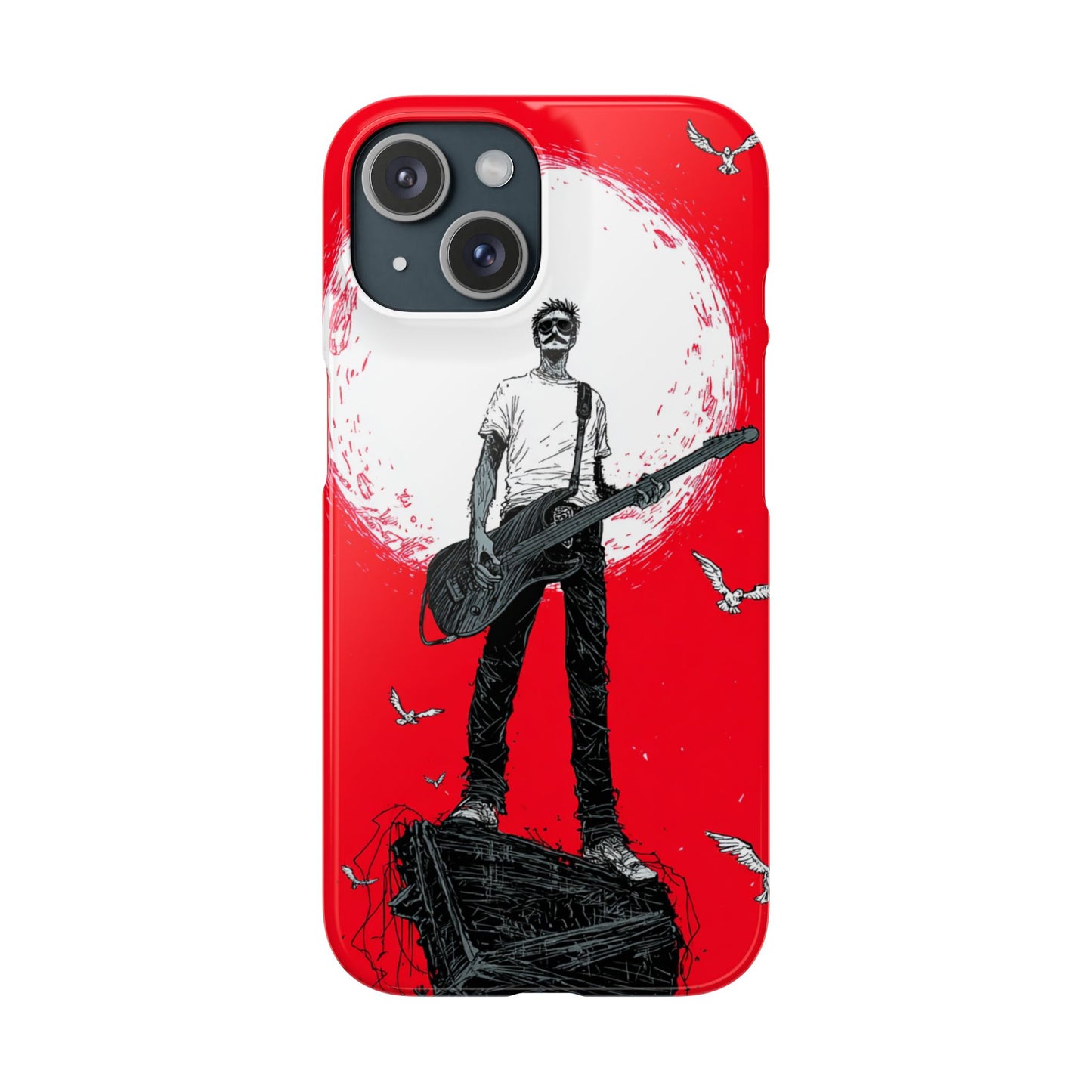Rock & Roll Snap Cases - Music Lover's Phone Protection, Edgy Art, Gift for Guitarists, Cool Accessory for Teens