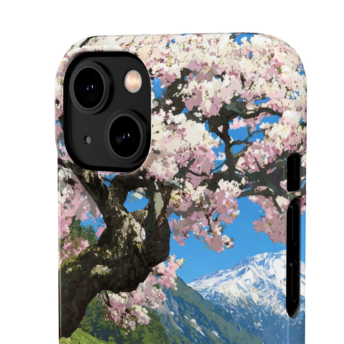 Nature-Inspired Snap Cases for Phone Protection, Floral Phone Covers, Cherry Blossom Aesthetic, Gifts for Nature Lovers, Spring Accessories