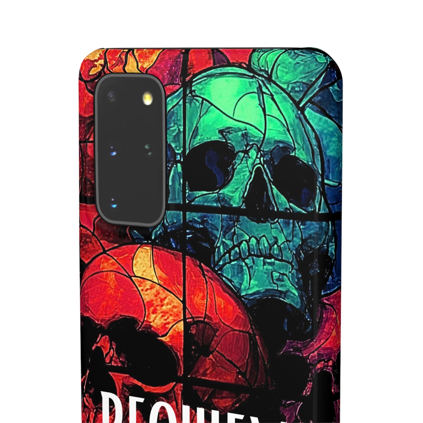 Halloween Custom Requiem Skull Snap Case Phone Cover for iPhone and Samsung