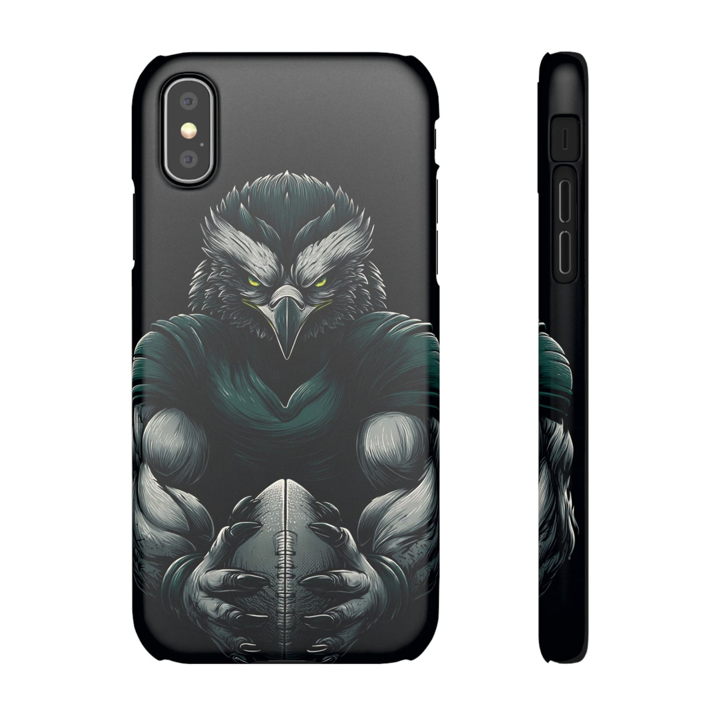 Philadelphia Eagles Art Snap Case, NFL Phone Cover, Sports Fan Gift, Football Team Accessories, Protective Cell Phone Shell