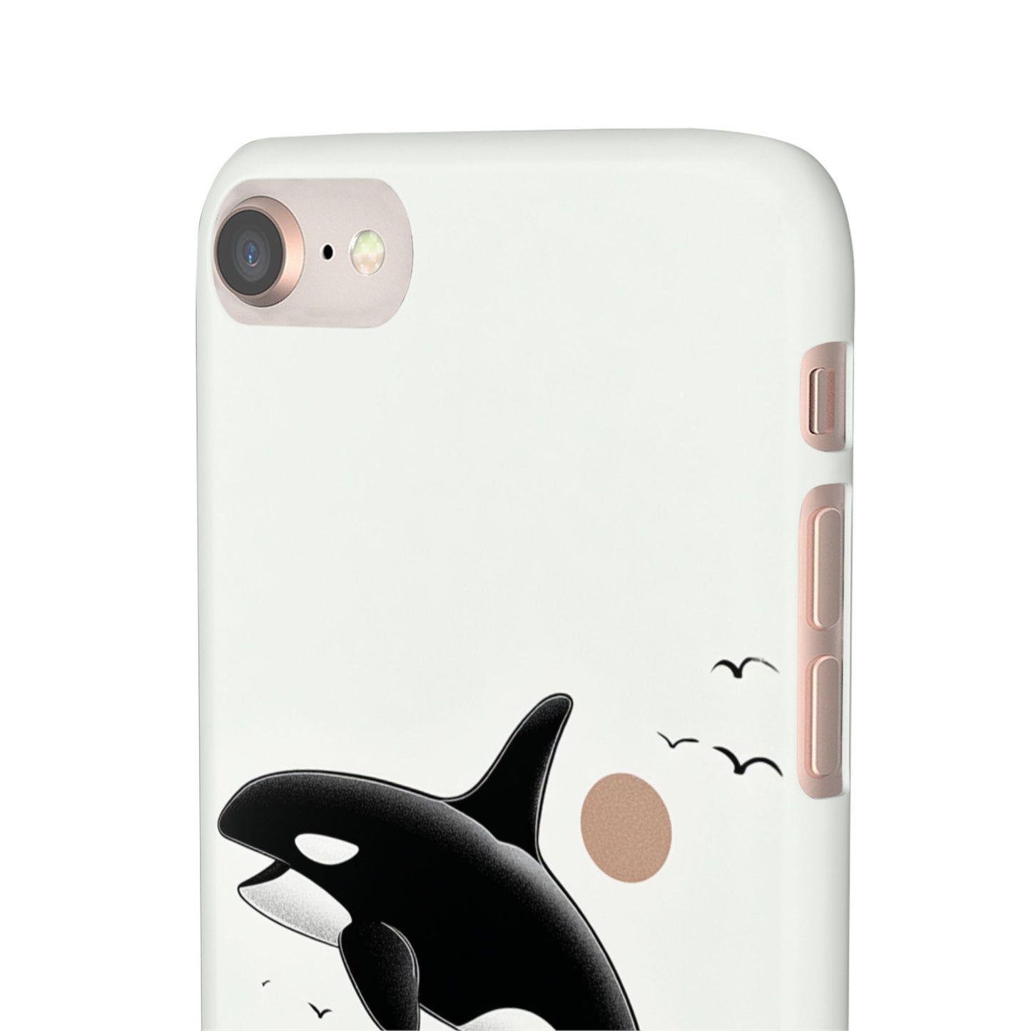 Whale Splash Phone Case | Ocean Lover Gift, Marine Art, Snap Cases, Cute Whale Design, Custom Phone Accessories