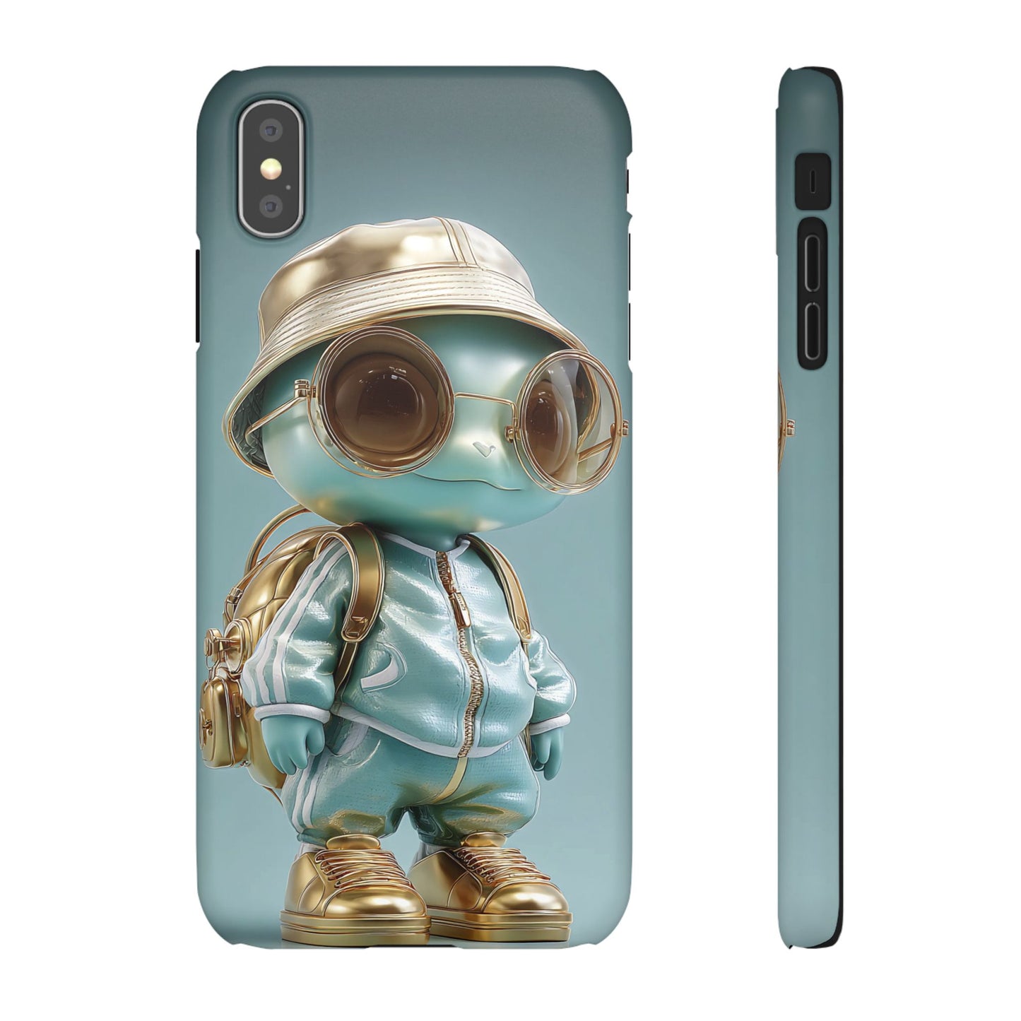 Trendy Character Snap Case for Phone, Cute Phone Cover, Gift for Kids, Cartoon Style Gadget Accessory, Fun Phone Protection