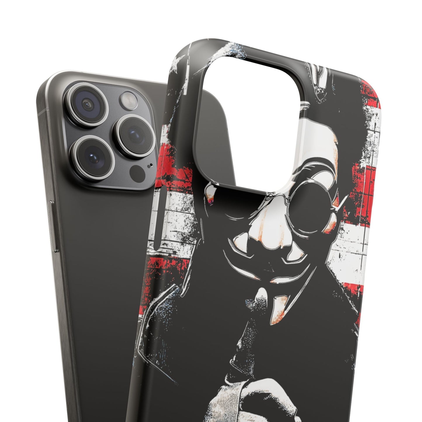Anonimous & Guy Fawkes Art Snap Case and Protective Phone Cover For iPhone and Samsung