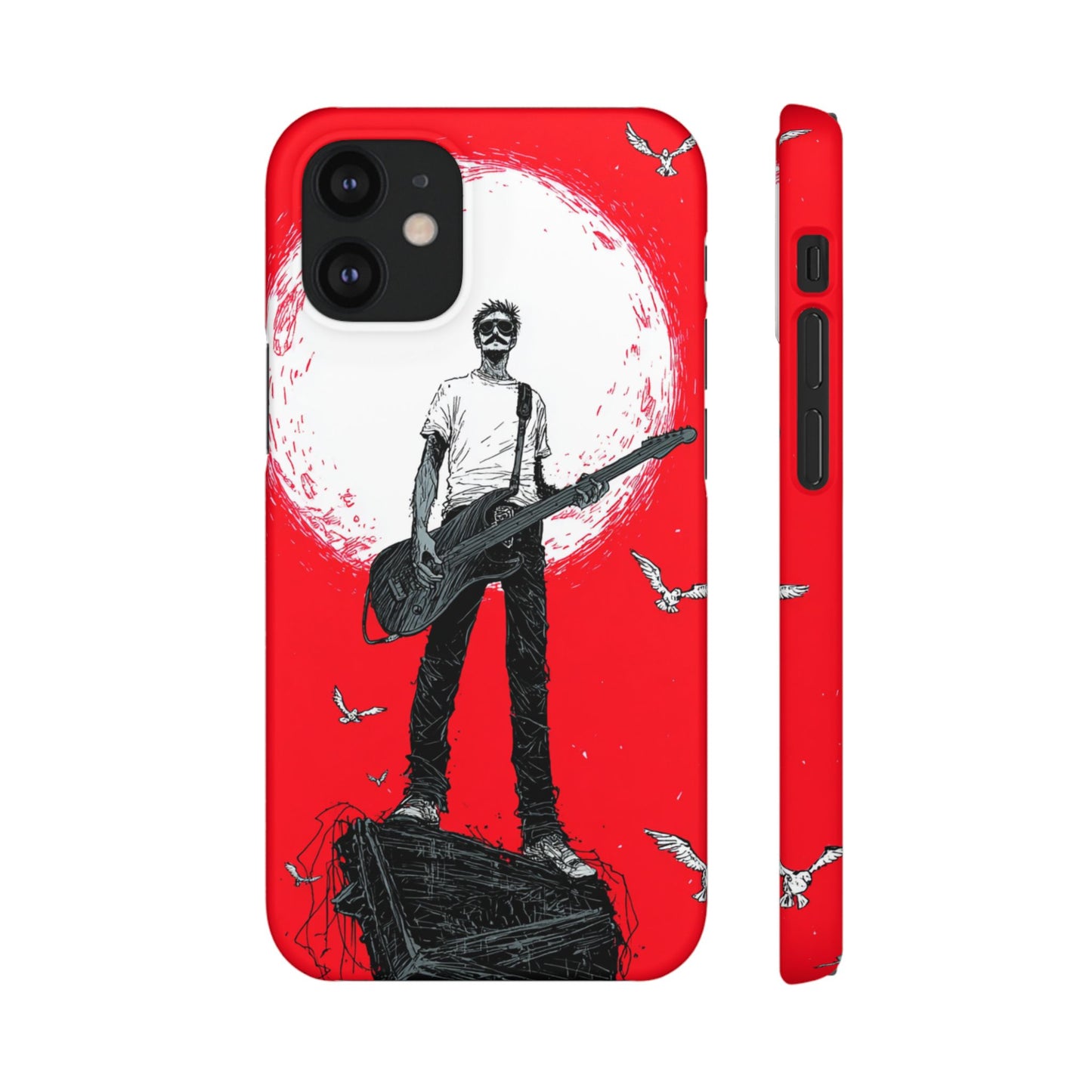 Rock & Roll Snap Cases - Music Lover's Phone Protection, Edgy Art, Gift for Guitarists, Cool Accessory for Teens