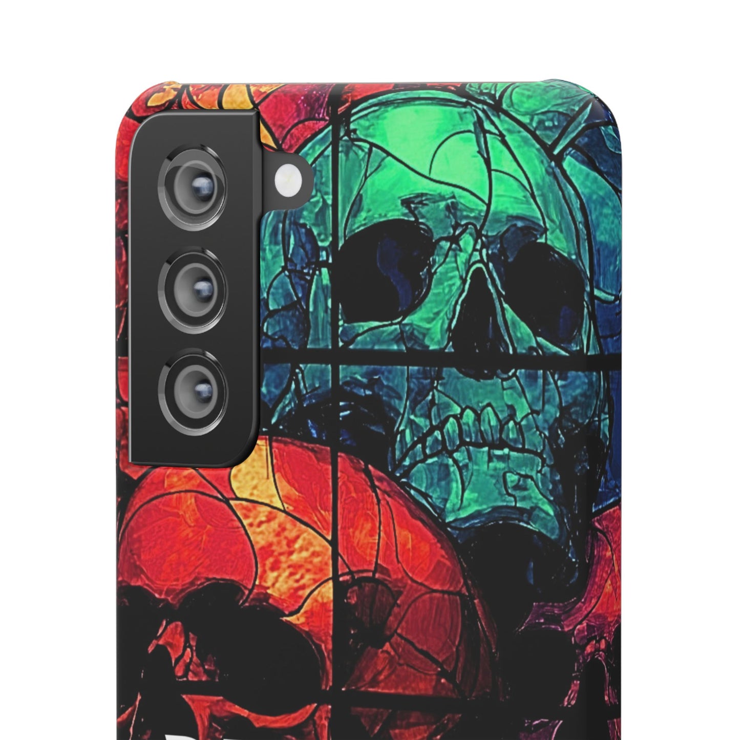 Halloween Custom Requiem Skull Snap Case Phone Cover for iPhone and Samsung