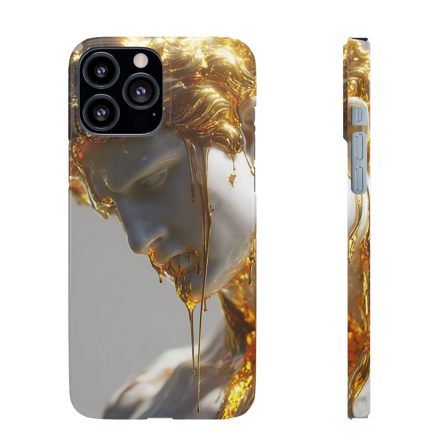Gold Goddess Art Snap Case, Artistic Phone Cover, Unique Phone Accessory, Gift for Art Lovers, Stylish Protection