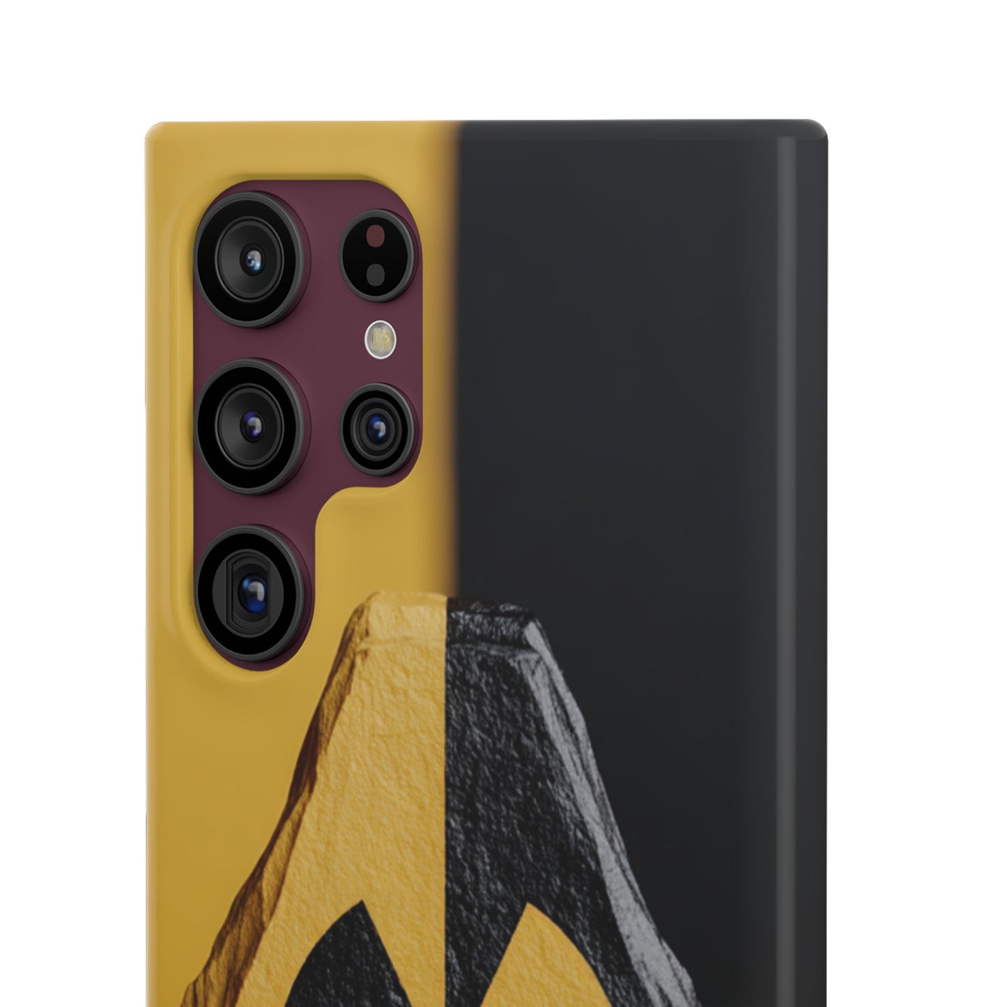 Bold Graphic Snap Case, Radiation Symbol Phone Cover, Trendy Phone Accessory, Unique Gift for Tech Lovers, Stylish Mobile Case