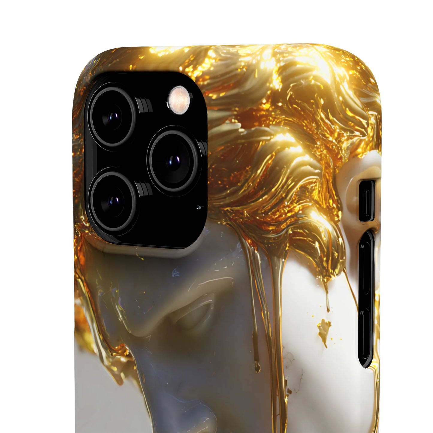Gold Goddess Art Snap Case, Artistic Phone Cover, Unique Phone Accessory, Gift for Art Lovers, Stylish Protection
