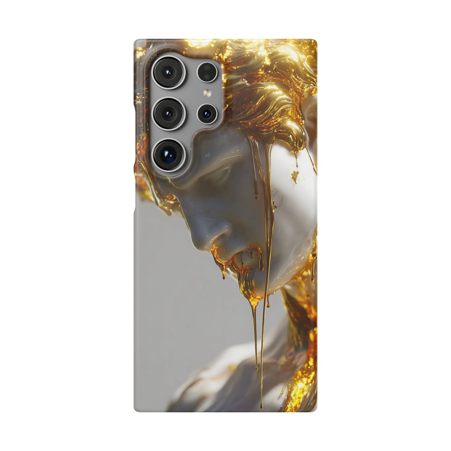 Gold Goddess Art Snap Case, Artistic Phone Cover, Unique Phone Accessory, Gift for Art Lovers, Stylish Protection
