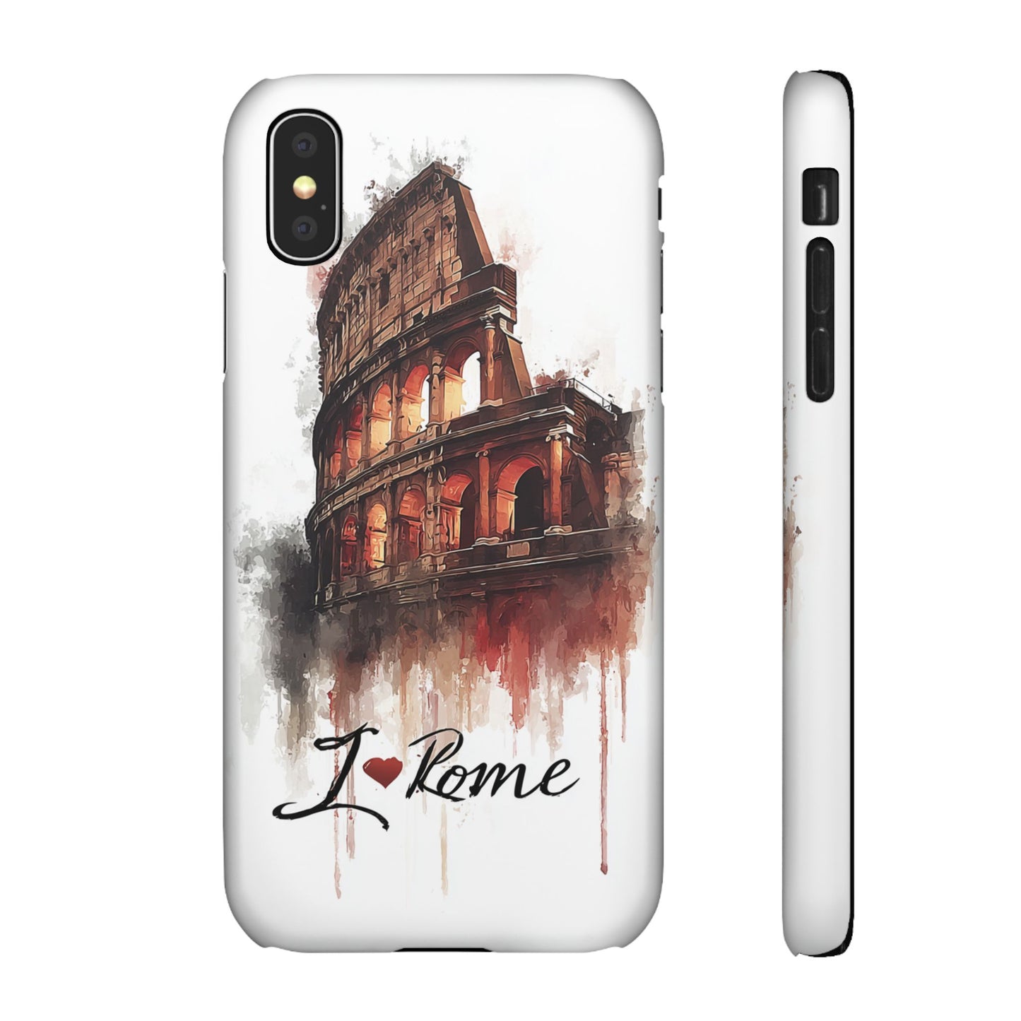 I Love Rome Snap Cases, Urban Phone Covers, Travel Accessories, Gift for Travelers, City Love Merch