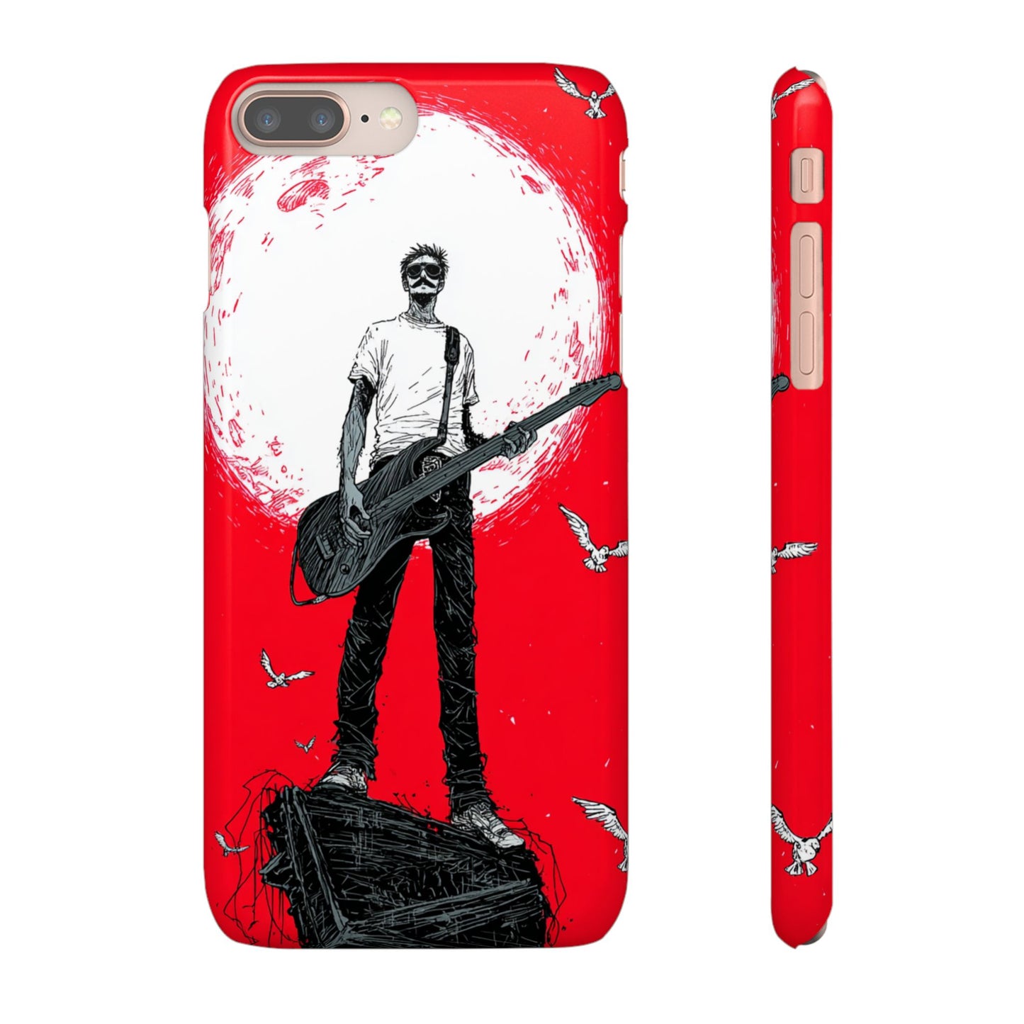 Rock & Roll Snap Cases - Music Lover's Phone Protection, Edgy Art, Gift for Guitarists, Cool Accessory for Teens