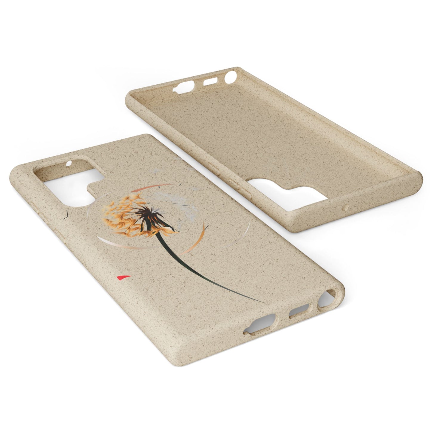 Plastic Free Eco-Friendly Phone Cases with Floral Design Sustainable Gift for Iphone and Samsungs