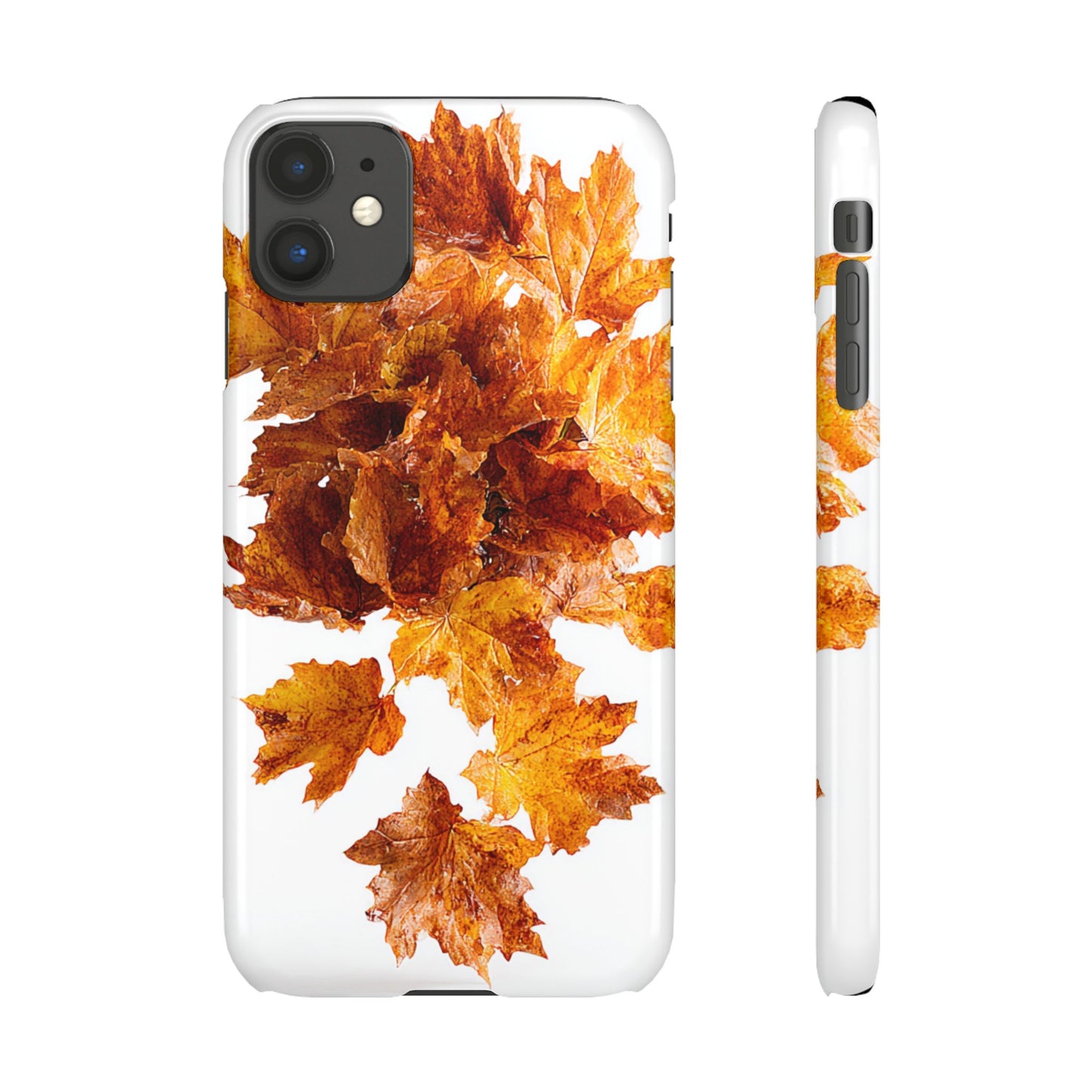 Autumn Leaf Phone Case | Fall Snap Cases, Phone Accessories, Nature Lover Gift, Seasonal Decor, Cozy Fall Vibes