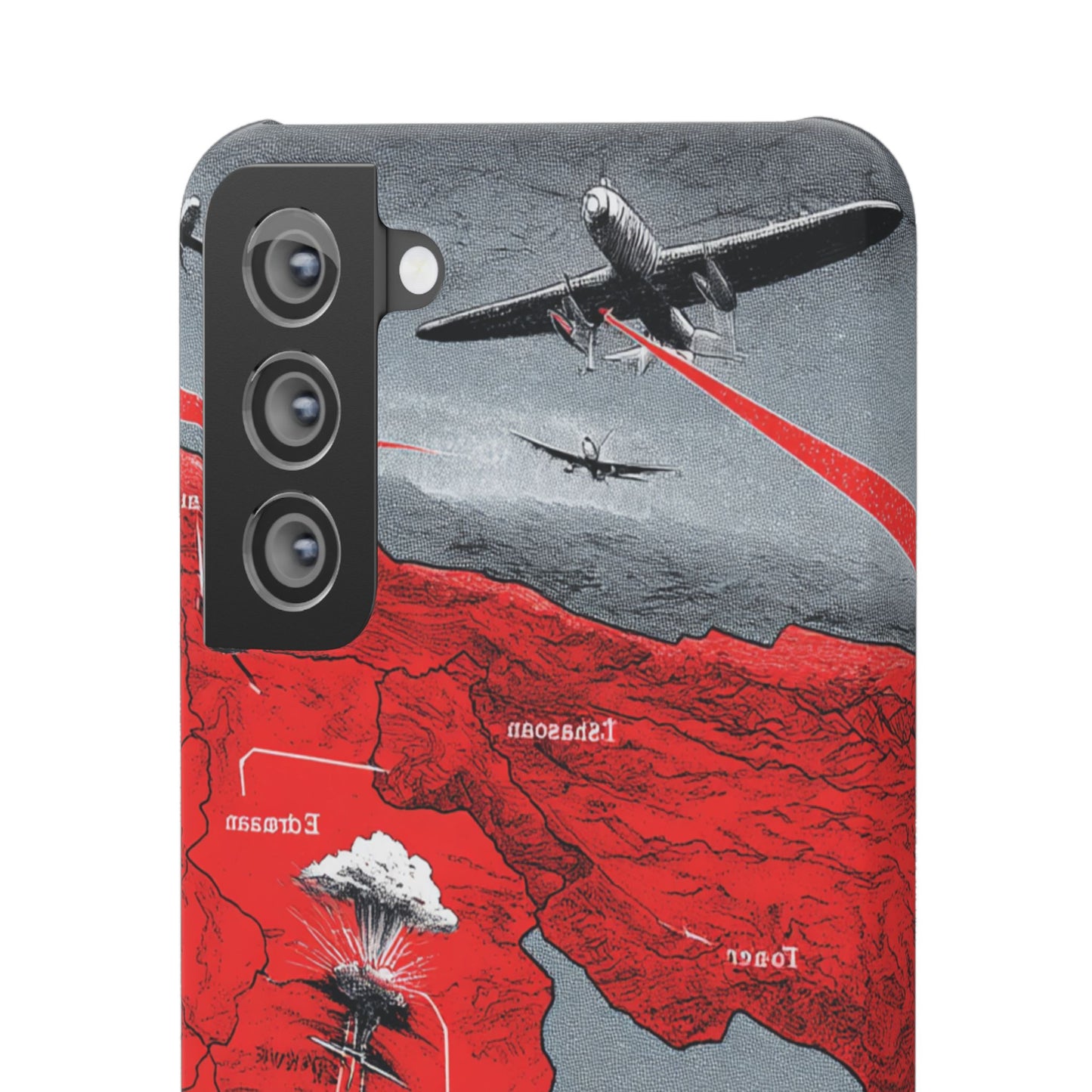 Bold Graphic Snap Case with Dramatic Design, Unique Phone Cover, Artistic Protection for iPhone, Trendy Gadget Gift, Edgy Tech Accessory