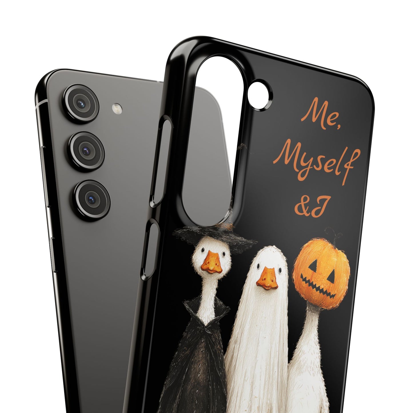 Halloween Goose Snap Case, Funny Goose Phone Case, Fall Accessories, Cute Halloween Gift, Me Myself & I Design