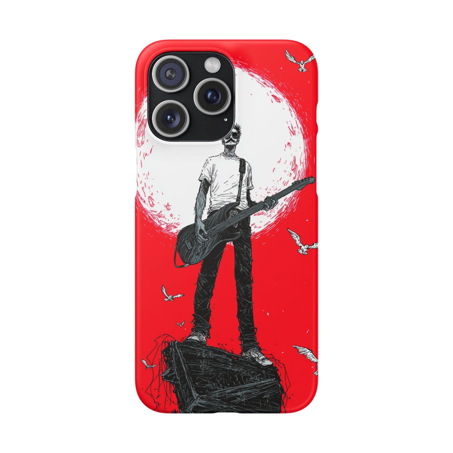 Rock & Roll Snap Cases - Music Lover's Phone Protection, Edgy Art, Gift for Guitarists, Cool Accessory for Teens