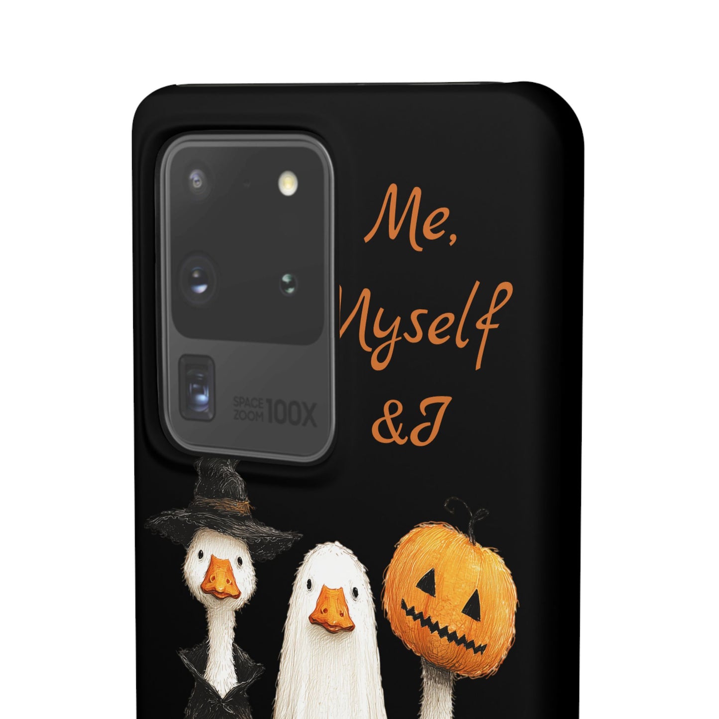 Halloween Goose Snap Case, Funny Goose Phone Case, Fall Accessories, Cute Halloween Gift, Me Myself & I Design