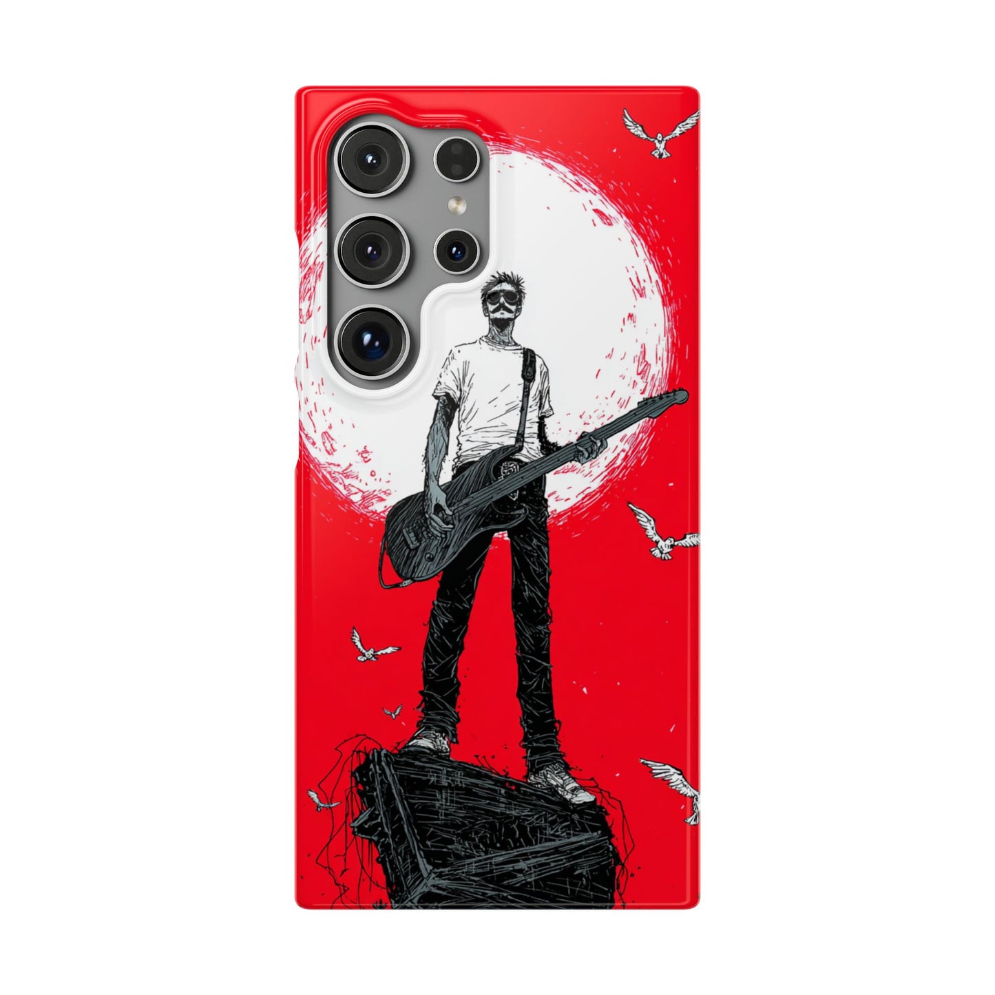 Rock & Roll Snap Cases - Music Lover's Phone Protection, Edgy Art, Gift for Guitarists, Cool Accessory for Teens