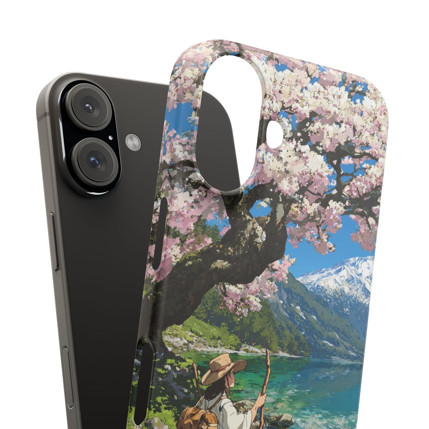 Nature-Inspired Snap Cases for Phone Protection, Floral Phone Covers, Cherry Blossom Aesthetic, Gifts for Nature Lovers, Spring Accessories