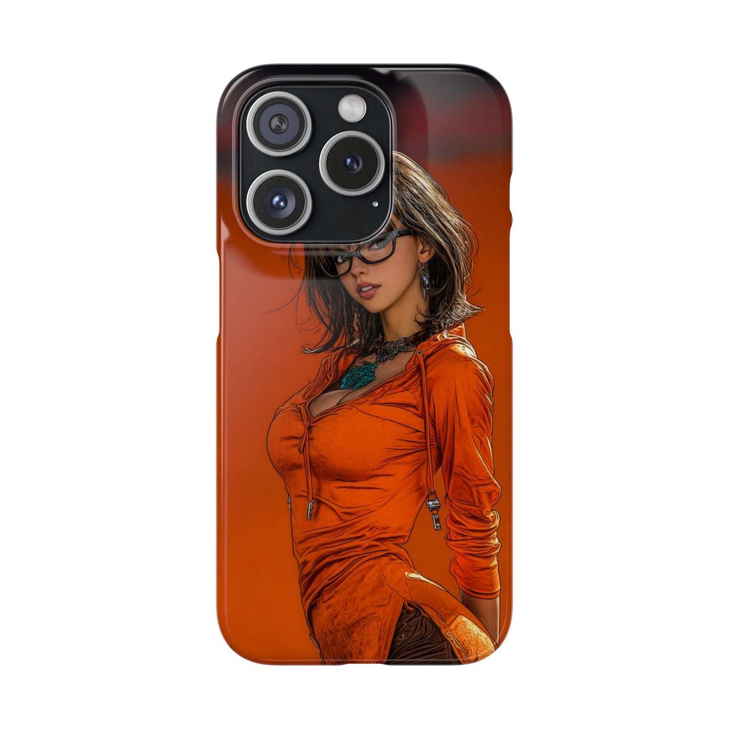 Velma Dinkley Cleveland Browns Fan Snap Cases, Phone Cover, Cartoon Style Art, Custom Case, Protective Shell
