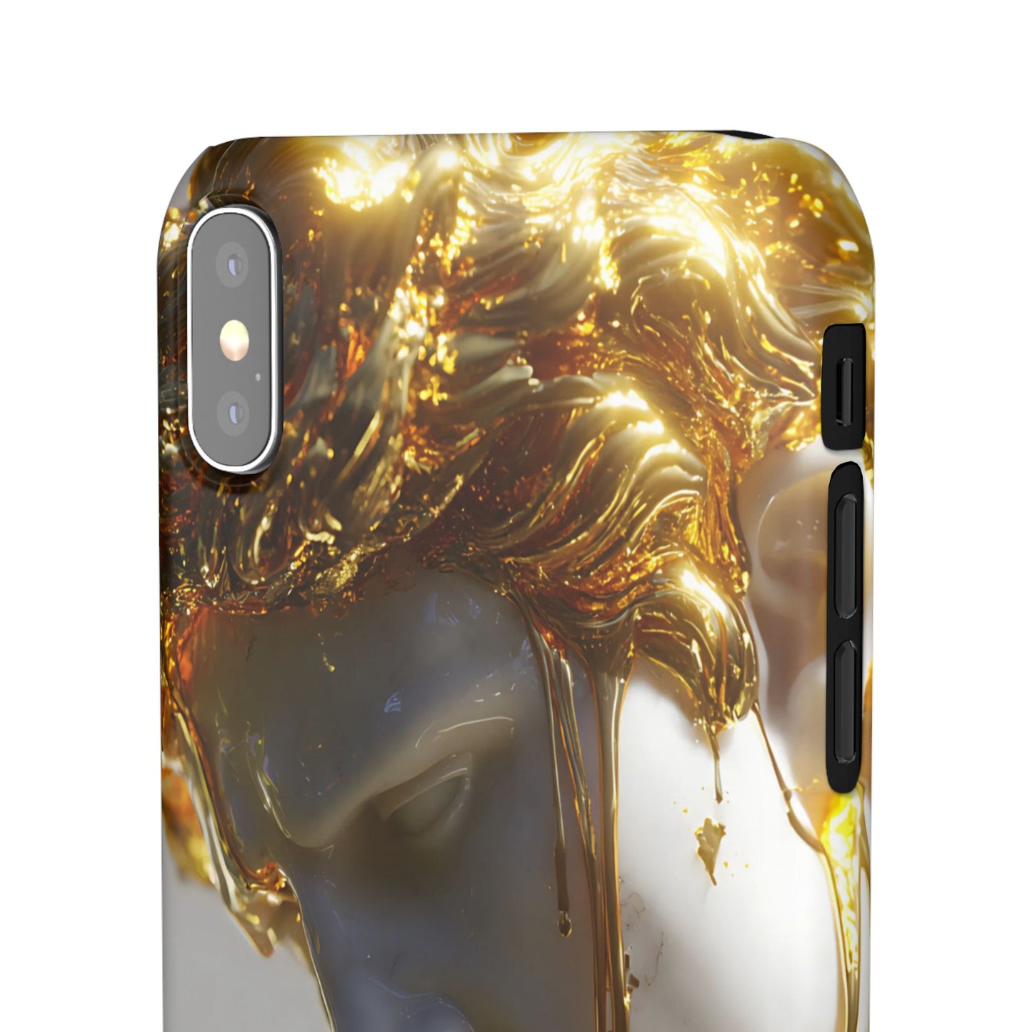 Gold Goddess Art Snap Case, Artistic Phone Cover, Unique Phone Accessory, Gift for Art Lovers, Stylish Protection