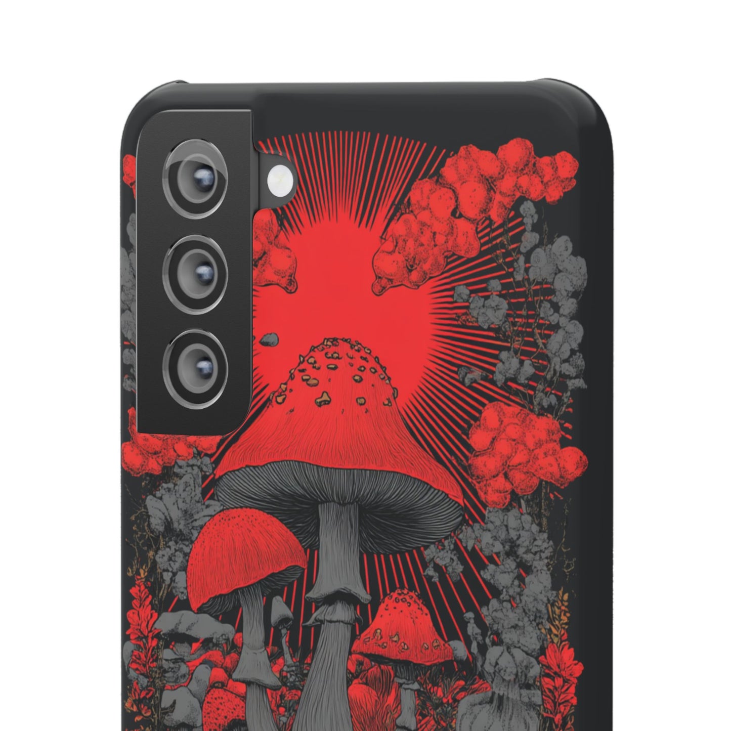 Fantasy Mushroom Snap Case Custom Phone Cover for iPhone and Samsung Mate and Glossy Avvialable