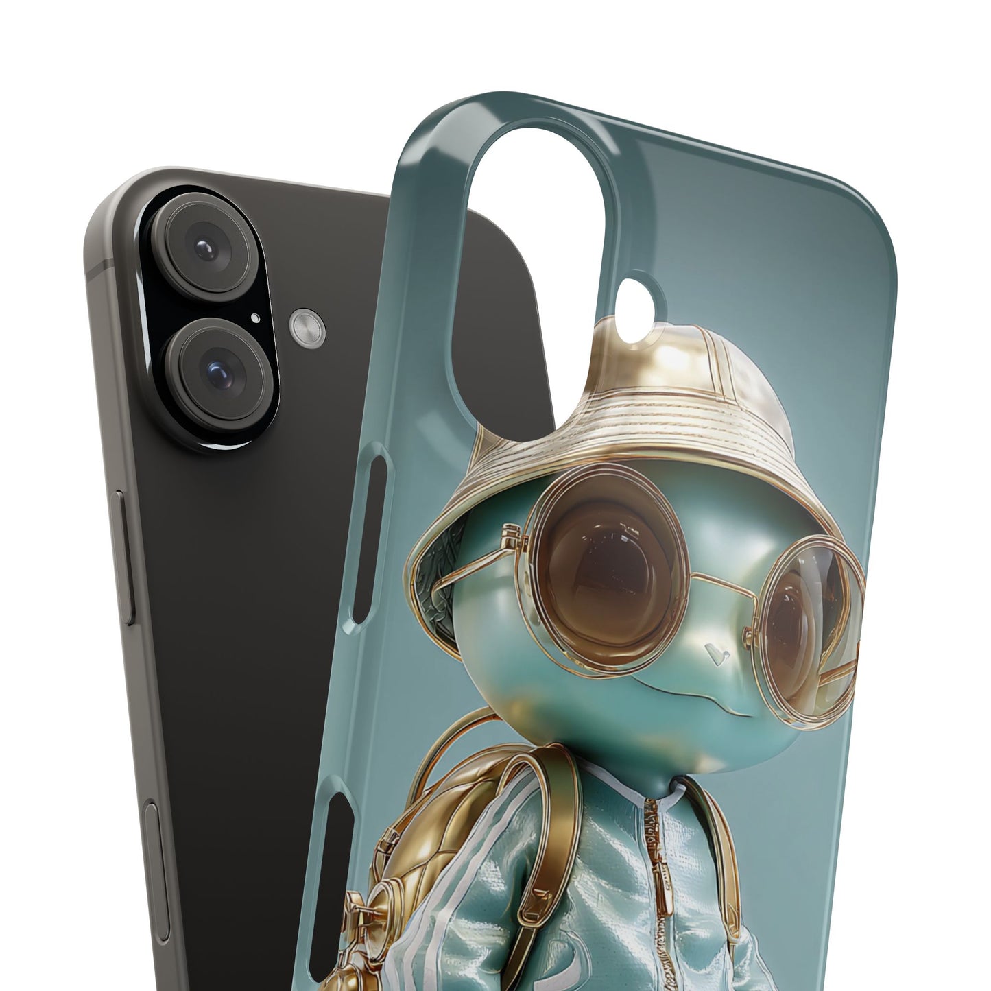 Trendy Character Snap Case for Phone, Cute Phone Cover, Gift for Kids, Cartoon Style Gadget Accessory, Fun Phone Protection