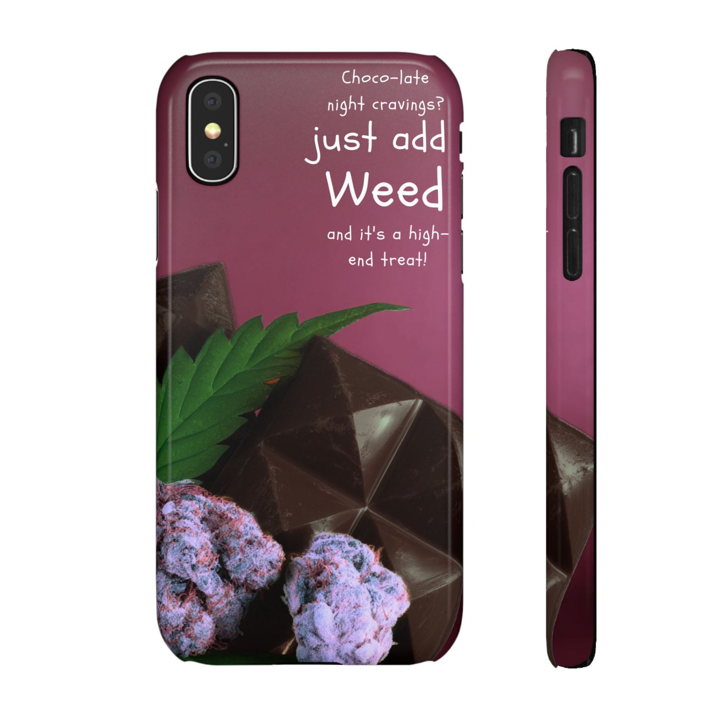 High-End Treat Snap Cases for Weed Enthusiasts Iphone and Samsung Phone Cover