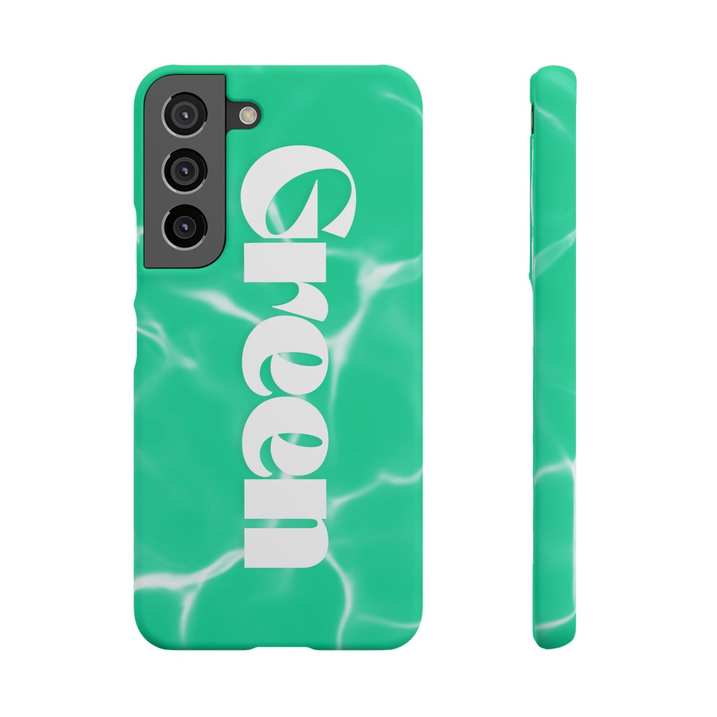Aqua Pool Vibe Snap Case, Tropical Phone Cover, Summer Accessory, Trendy Gift for Friends, Beach Lover's Essential