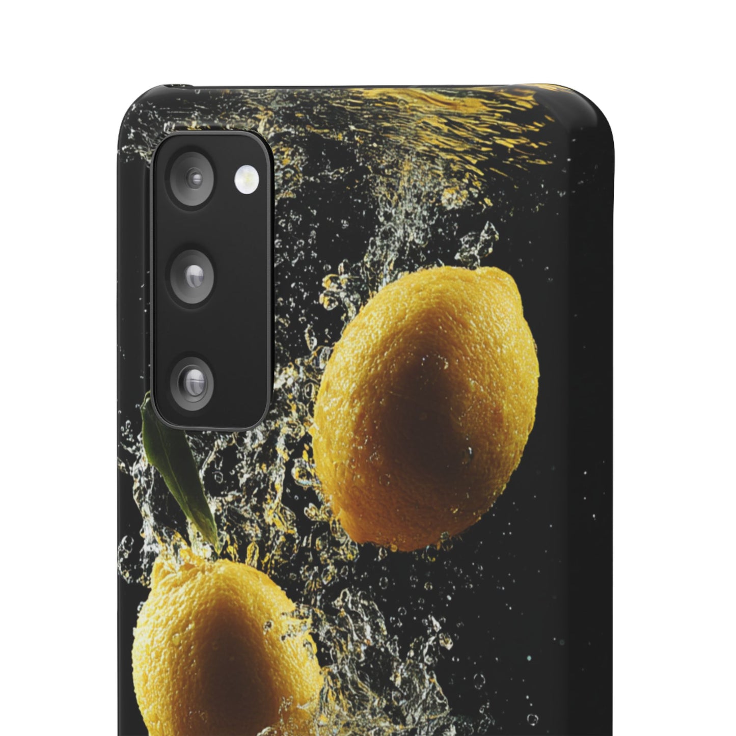 Lemon Splash Phone Case - Vibrant Snap Case, Fruit Lover Gift, Summer Vibes, Kitchen Decor, Unique Phone Accessories