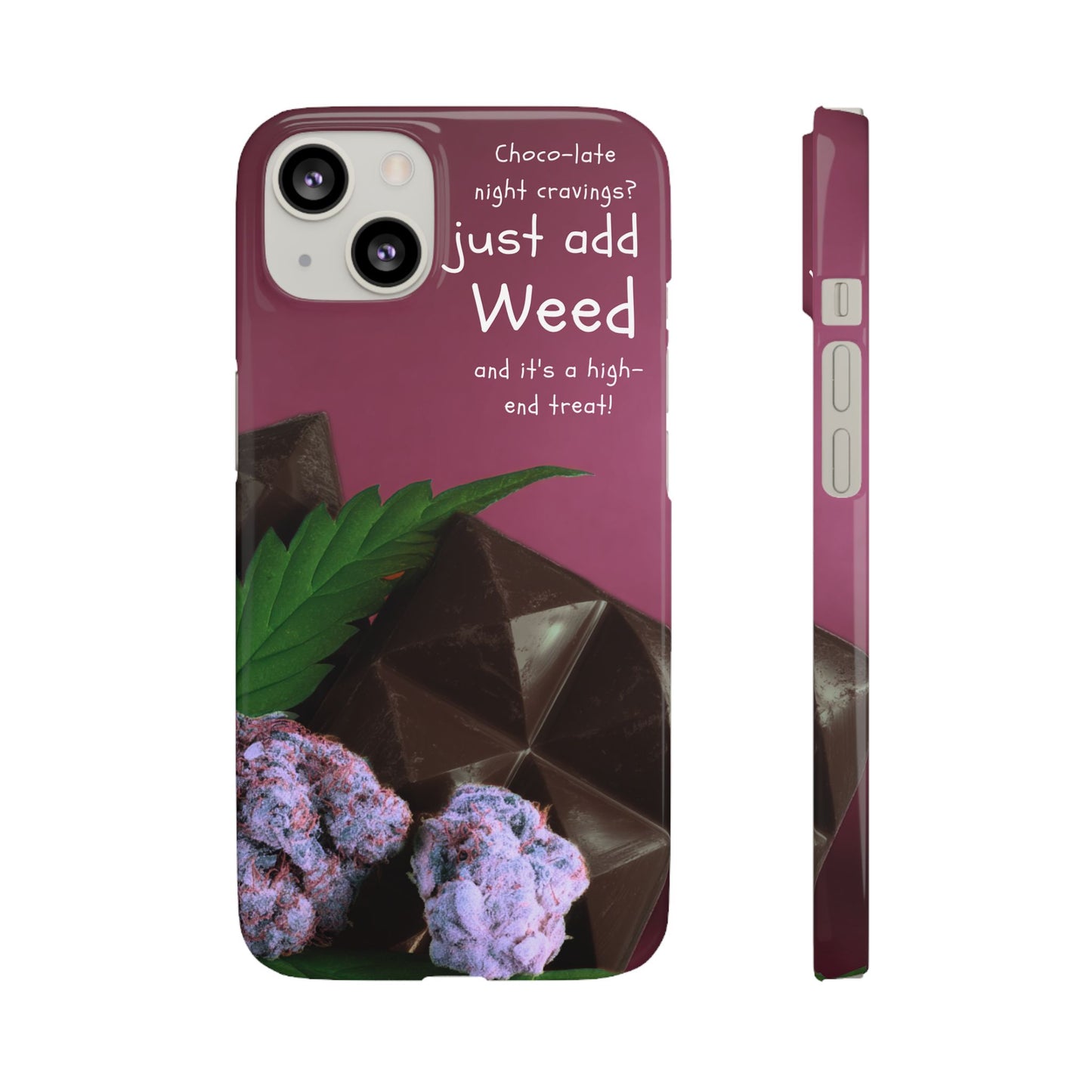 High-End Treat Snap Cases for Weed Enthusiasts Iphone and Samsung Phone Cover