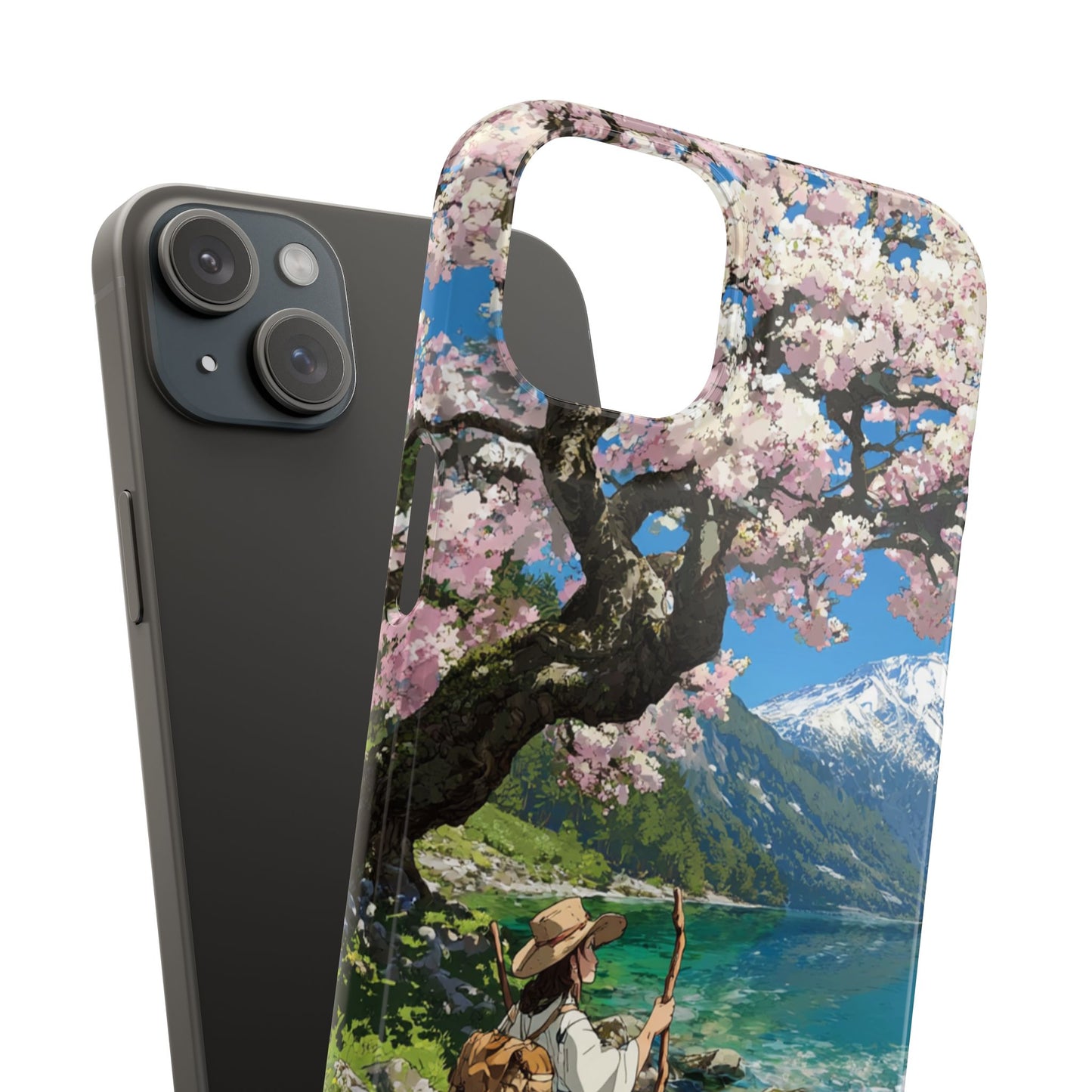 Nature-Inspired Snap Cases for Phone Protection, Floral Phone Covers, Cherry Blossom Aesthetic, Gifts for Nature Lovers, Spring Accessories