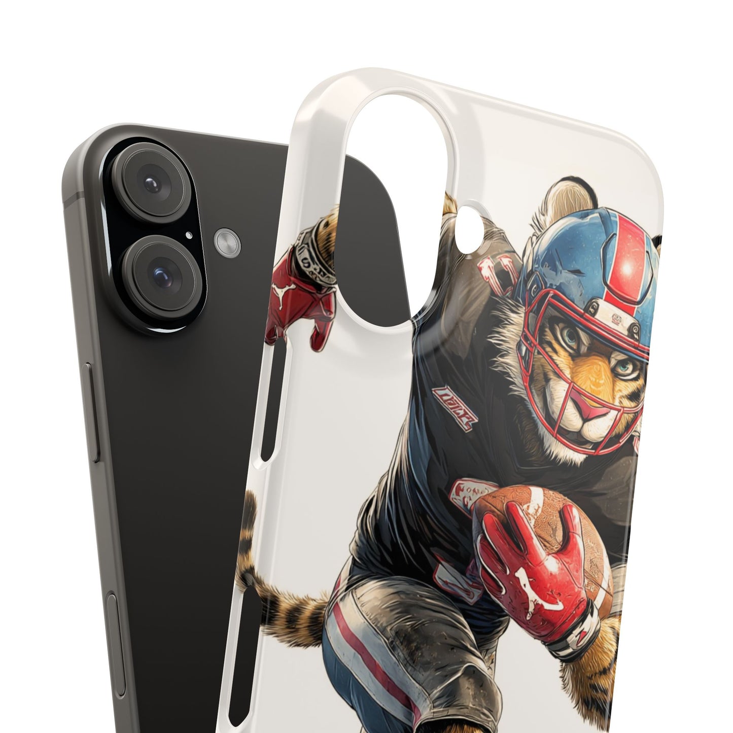 Sporty Animal Snap Cases for Phone, Unique Art, Gift for Sports Lovers, Fun Design for Gamers, iPhone Accessories