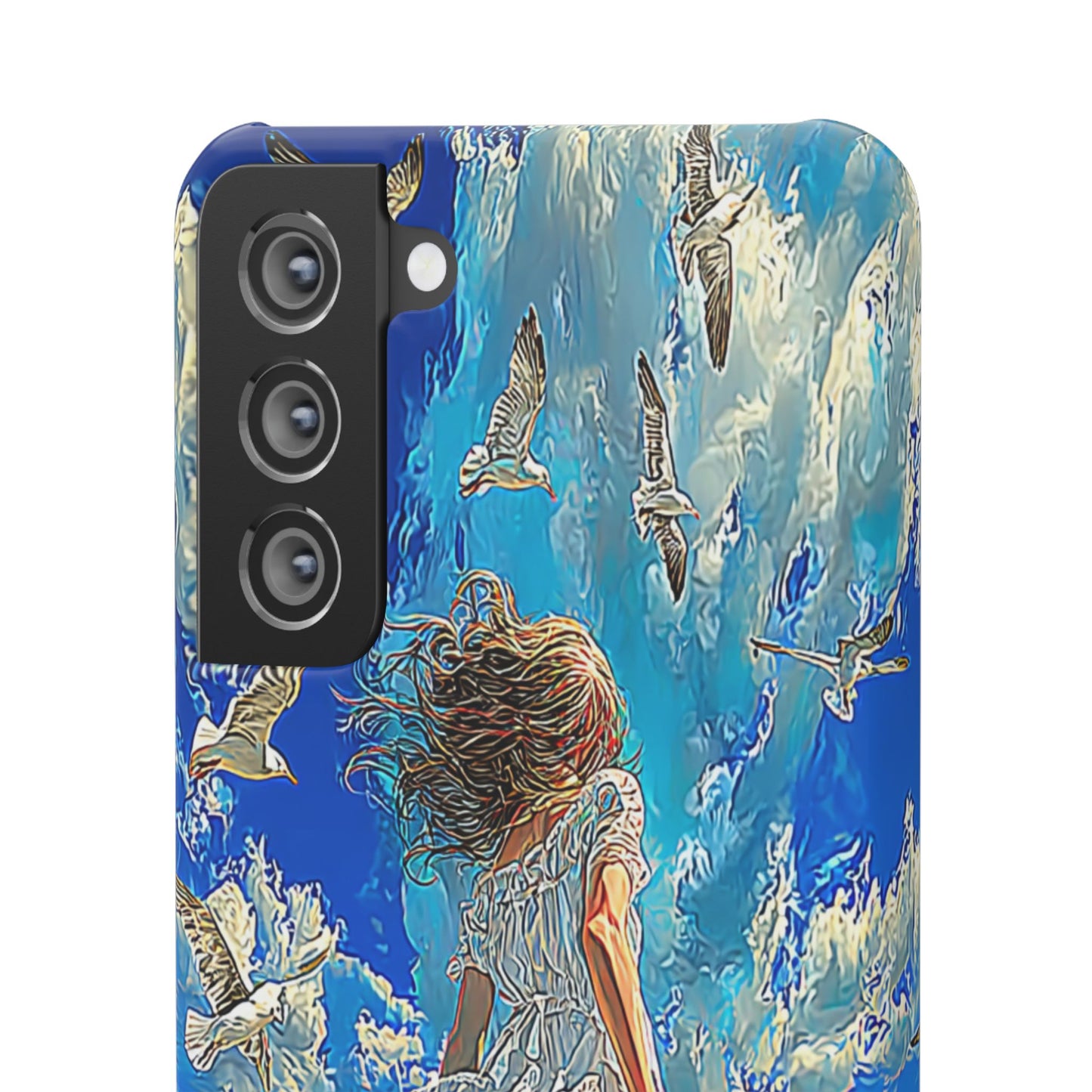 Dreamy Seaside Snap Case, Ocean Waves Phone Cover, Summer Vibe Gift, Cute Aesthetic Accessory, Beach Lover Case
