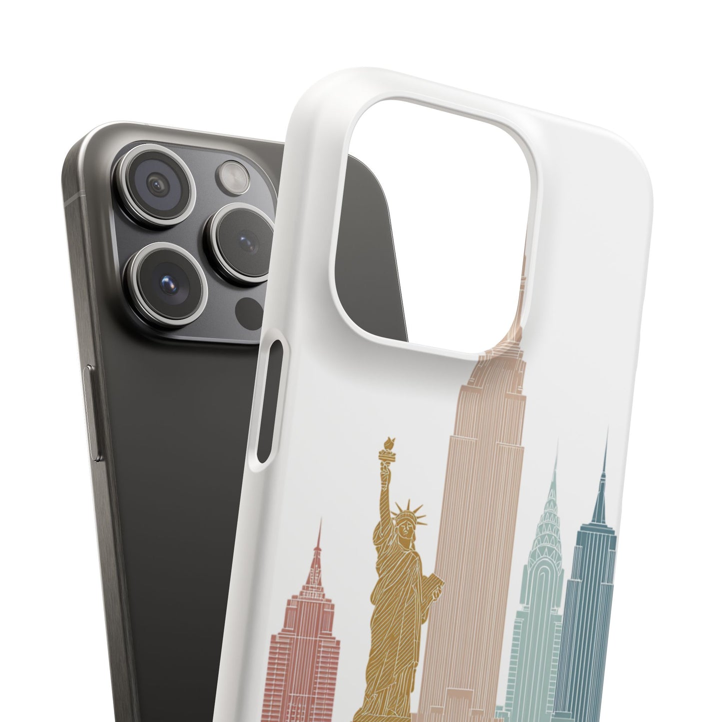 Stylish New York Snap Case, Urban Phone Cover, Cityscape Phone Case, Gift for Travelers, Trendy Protective Case