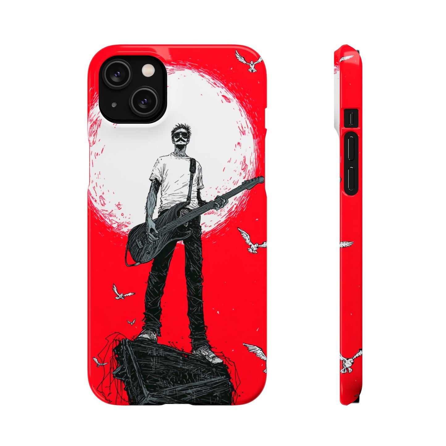 Rock & Roll Snap Cases - Music Lover's Phone Protection, Edgy Art, Gift for Guitarists, Cool Accessory for Teens