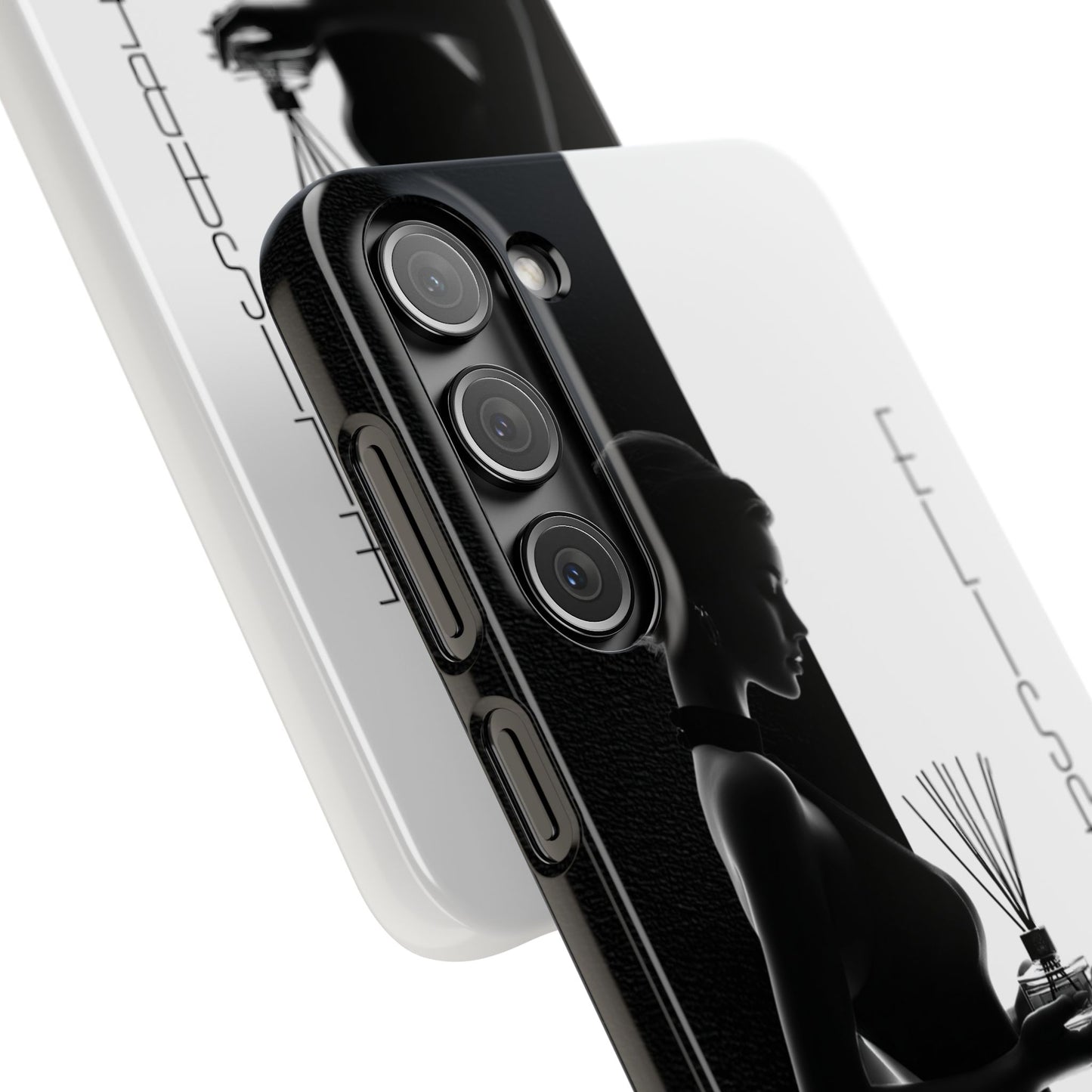 Custom Black and White Snap Case for Women Phone Cover for iPhone and Samsung
