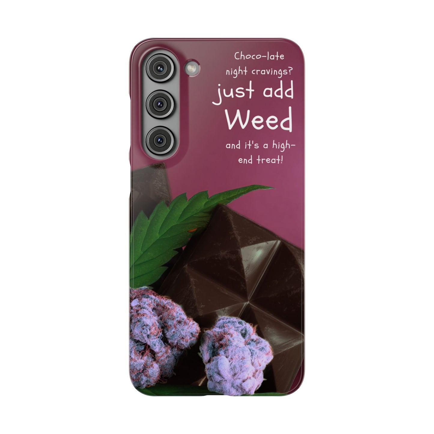 High-End Treat Snap Cases for Weed Enthusiasts Iphone and Samsung Phone Cover