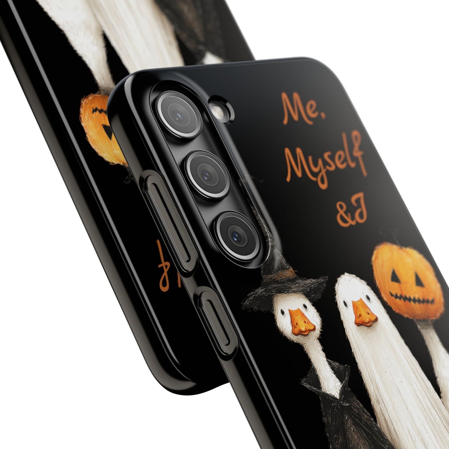 Halloween Goose Snap Case, Funny Goose Phone Case, Fall Accessories, Cute Halloween Gift, Me Myself & I Design