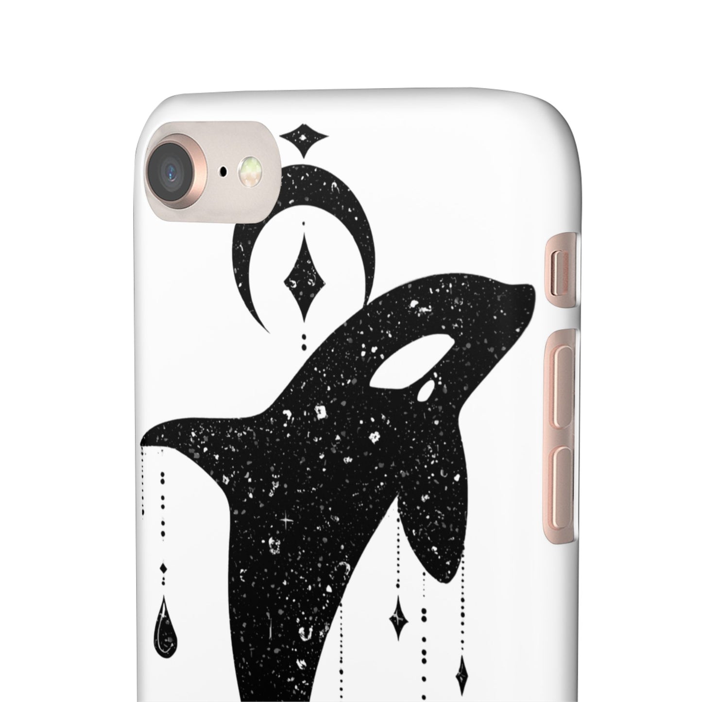Celestial Orca Snap Case | Phone Cover, Whale Lover Gift, Cosmic Decor, Unique Art, Ocean Vibe