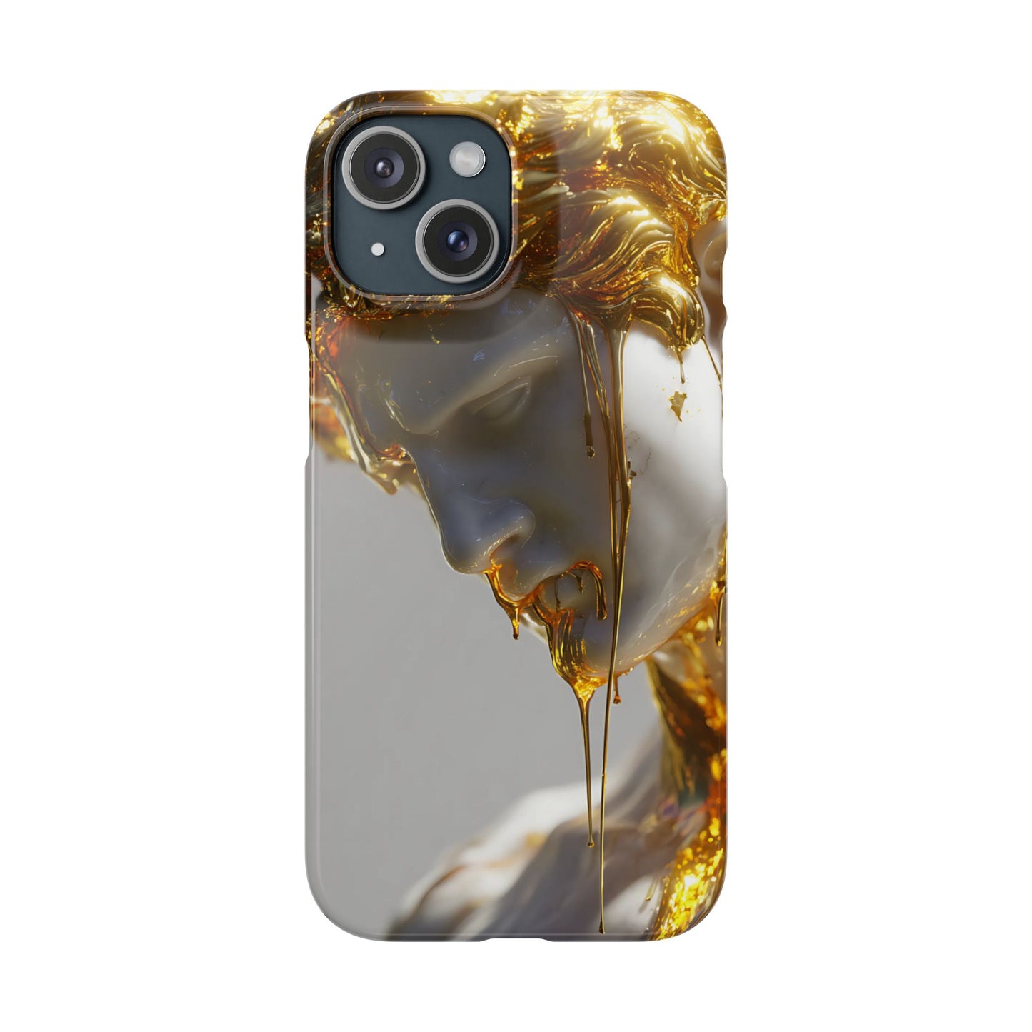 Gold Goddess Art Snap Case, Artistic Phone Cover, Unique Phone Accessory, Gift for Art Lovers, Stylish Protection