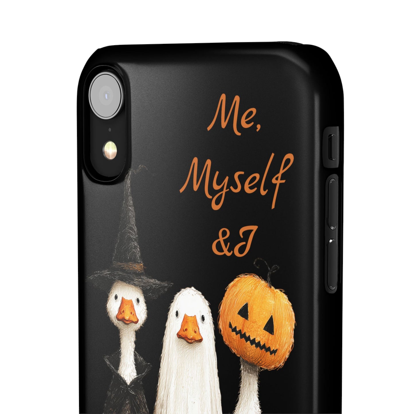 Halloween Goose Snap Case, Funny Goose Phone Case, Fall Accessories, Cute Halloween Gift, Me Myself & I Design