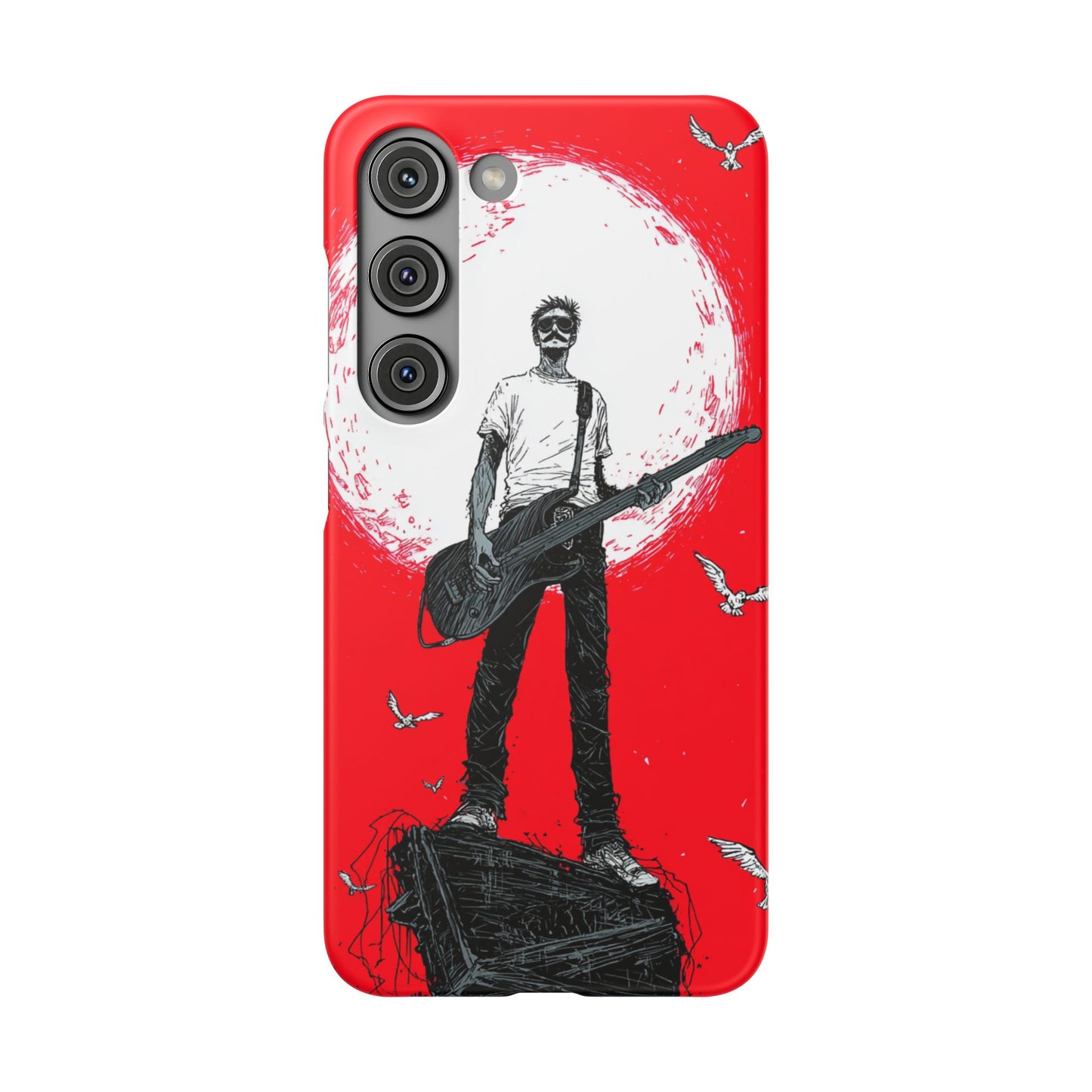 Rock & Roll Snap Cases - Music Lover's Phone Protection, Edgy Art, Gift for Guitarists, Cool Accessory for Teens
