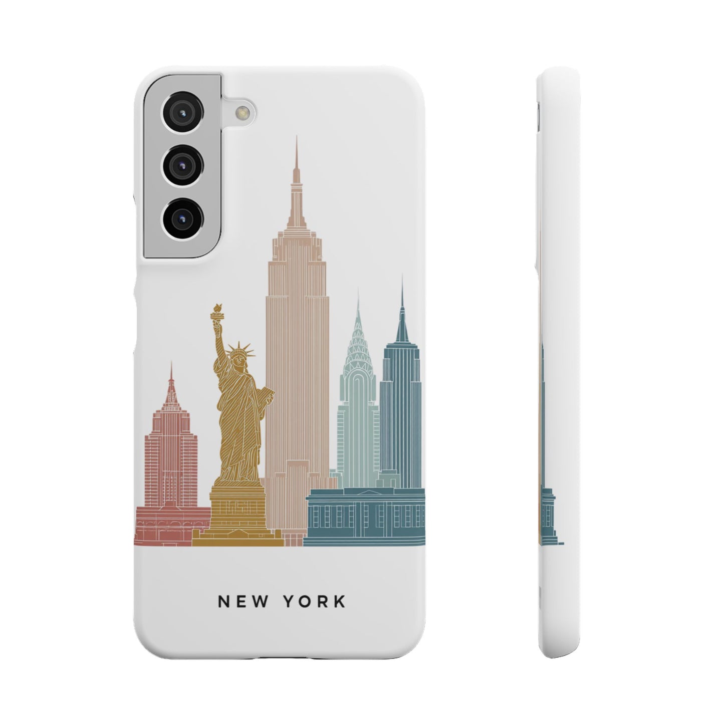 Stylish New York Snap Case, Urban Phone Cover, Cityscape Phone Case, Gift for Travelers, Trendy Protective Case