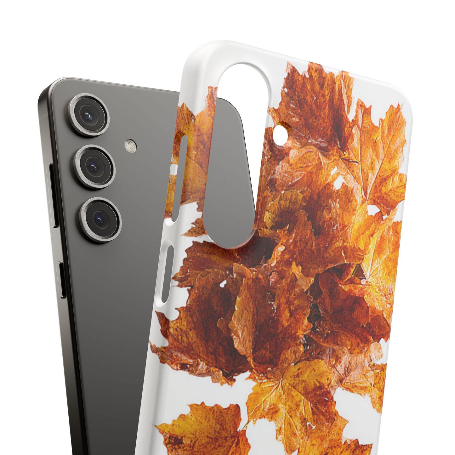 Autumn Leaf Phone Case | Fall Snap Cases, Phone Accessories, Nature Lover Gift, Seasonal Decor, Cozy Fall Vibes