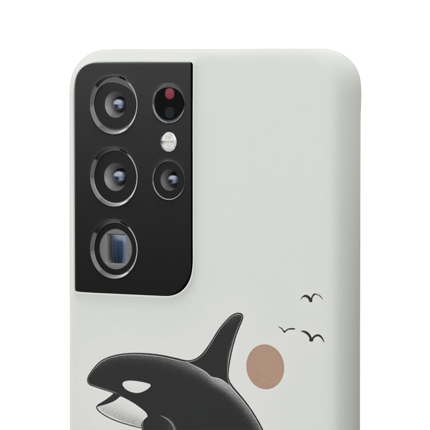 Whale Splash Phone Case | Ocean Lover Gift, Marine Art, Snap Cases, Cute Whale Design, Custom Phone Accessories